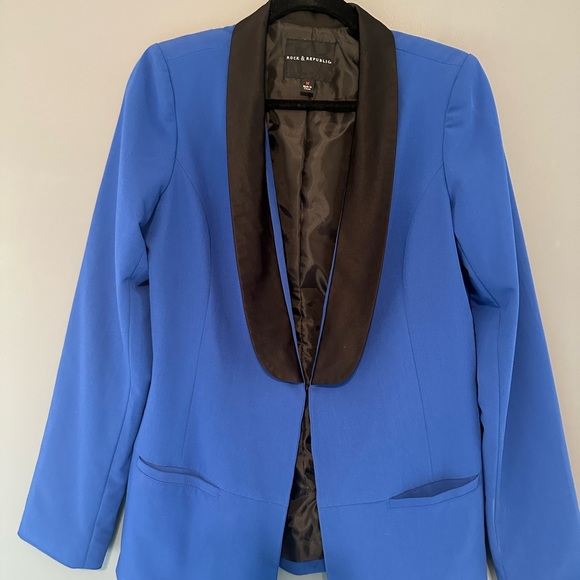 Rock & Republic royal blue blazer size medium - Picture 2 of 4